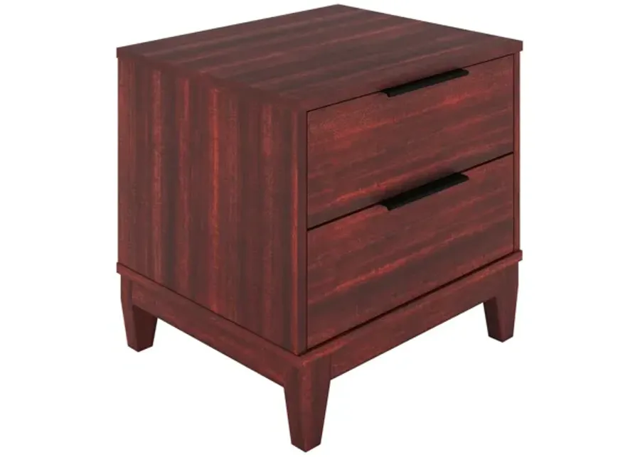 Mesa Nightstand - Cherry-18
