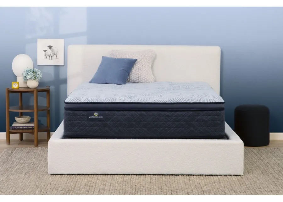 Serta Perfect Sleeper Blue Lagoon Nights Plush Pillowtop Innerspring Full 14.5" Mattress-54