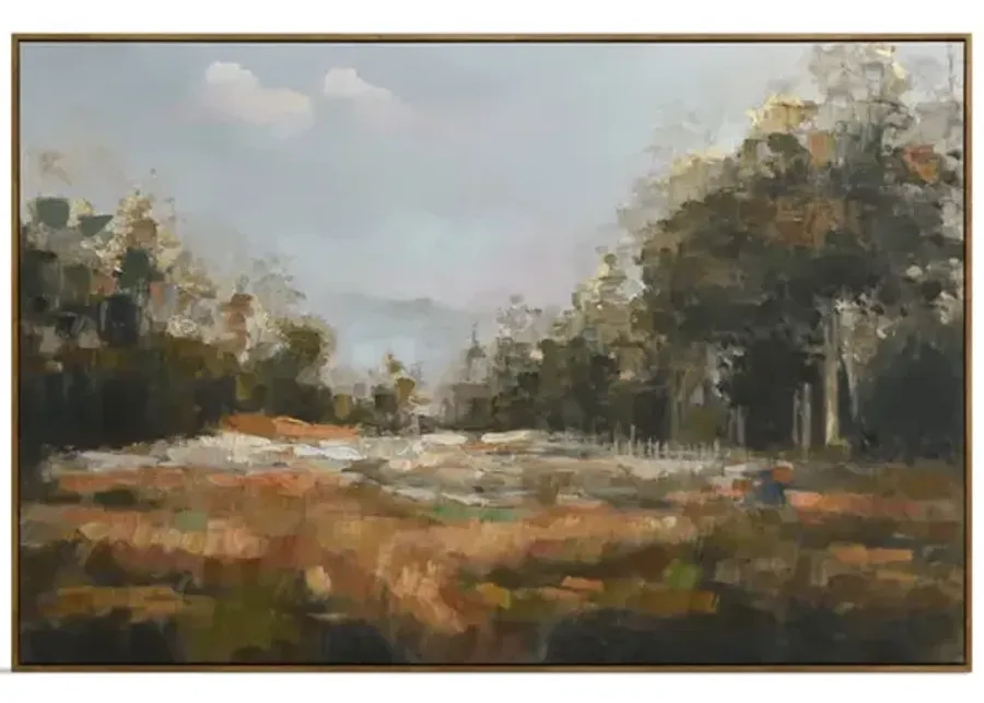 Calming Trees Framed Art 