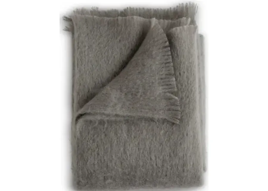 Mohair Throw - Rain Cloud-72