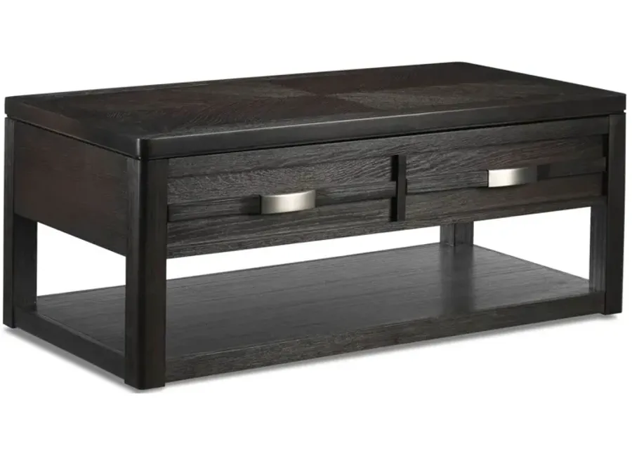 Lift Top Coffee Table in Black-48