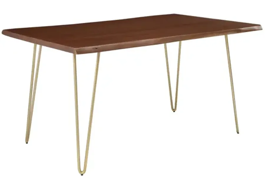 Ardor 60" Live Edge Acacia Wood Acacia Wood Dining Table by Modway-60