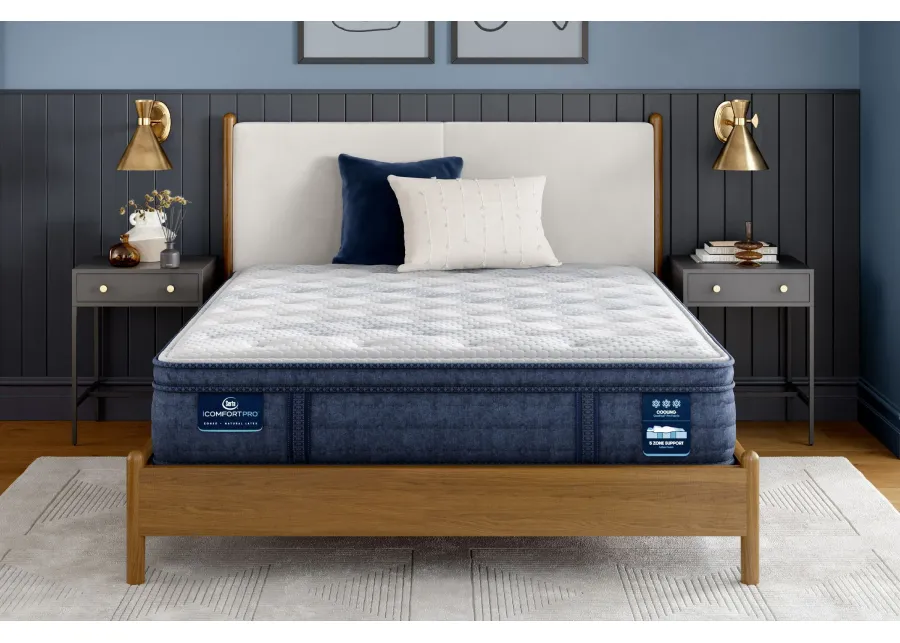 Serta iComfortPro Dartmouth Plush Pillowtop Latex 15" Queen Mattress-60