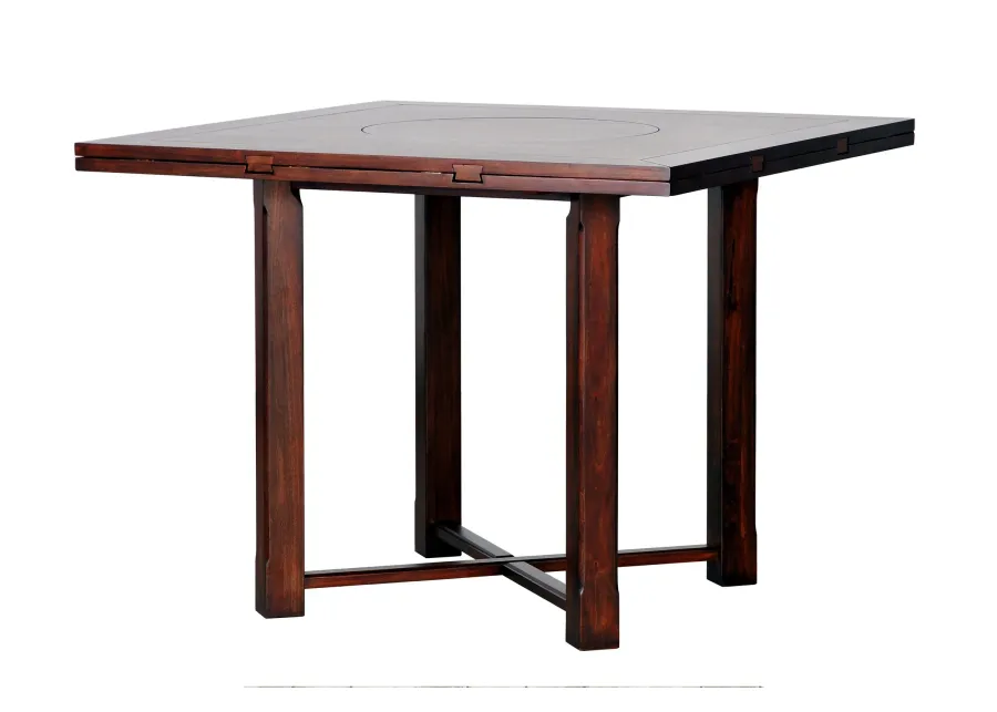 Mahogany Extendable Gathering Table-46