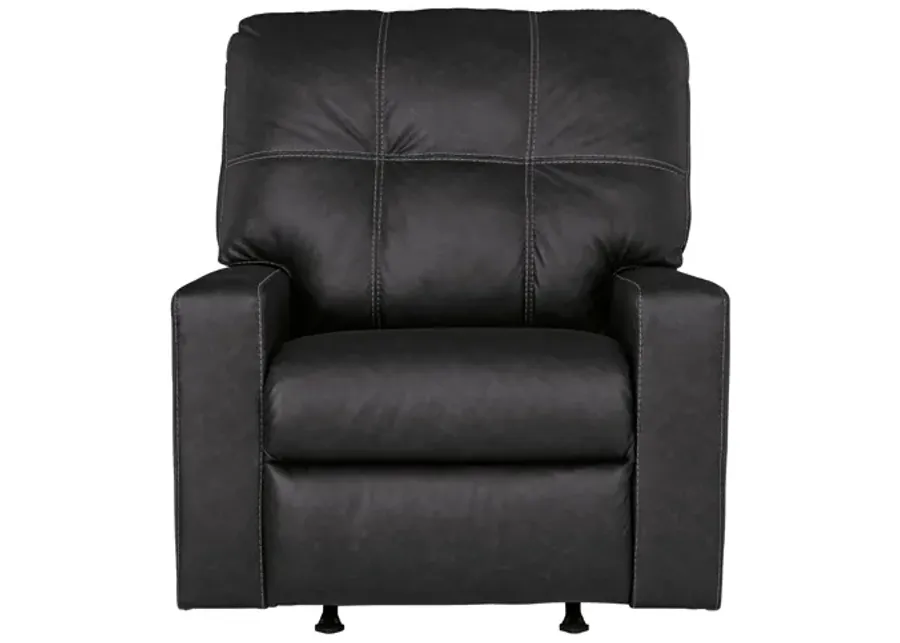 Henry Black Rocker Recliner-35