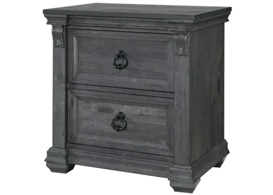 Rowan/Tatum Grey Nightstand-26