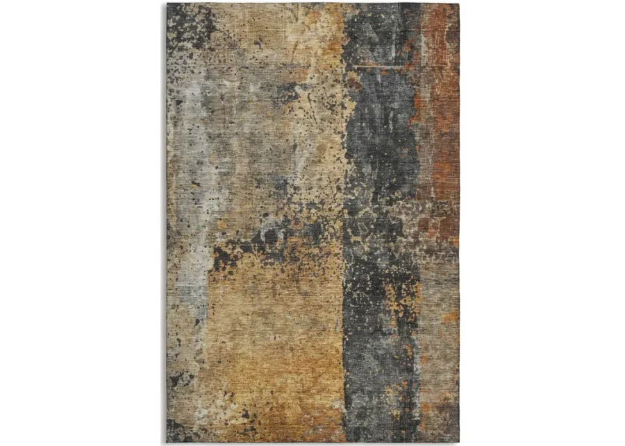 Nouveau Copper Area Rug - 2 6  X 3 10 