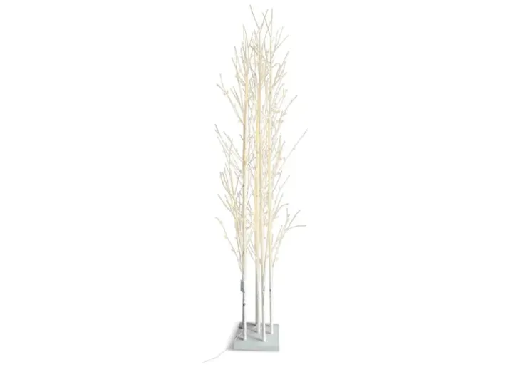 108  Birch Forest With Warm White LED Lights