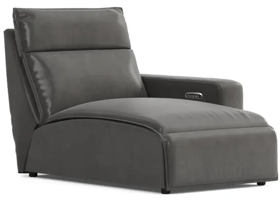 ModularTwo Grey Dual Power Reclining Right Arm Facing Chaise-40