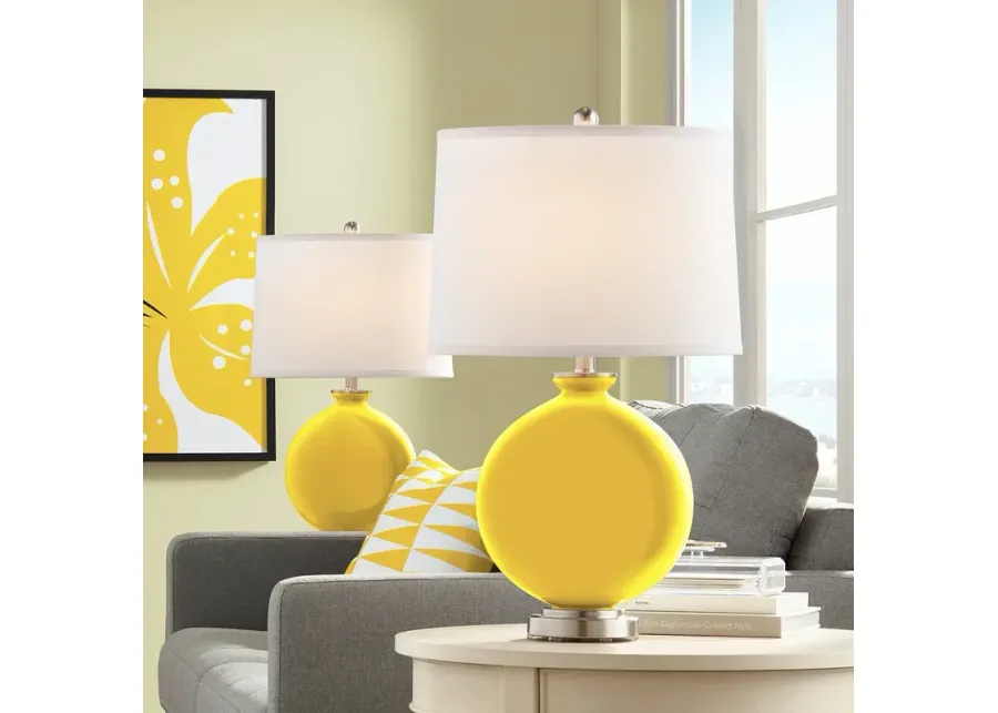 Color Plus Carrie 26 1/2" Citrus Yellow Table Lamps Set of 2-yellow 1 80352-color-plus-carrie-26-1-2-citrus-yellow-table-lamps-set-of-2-yellow-1.webp
