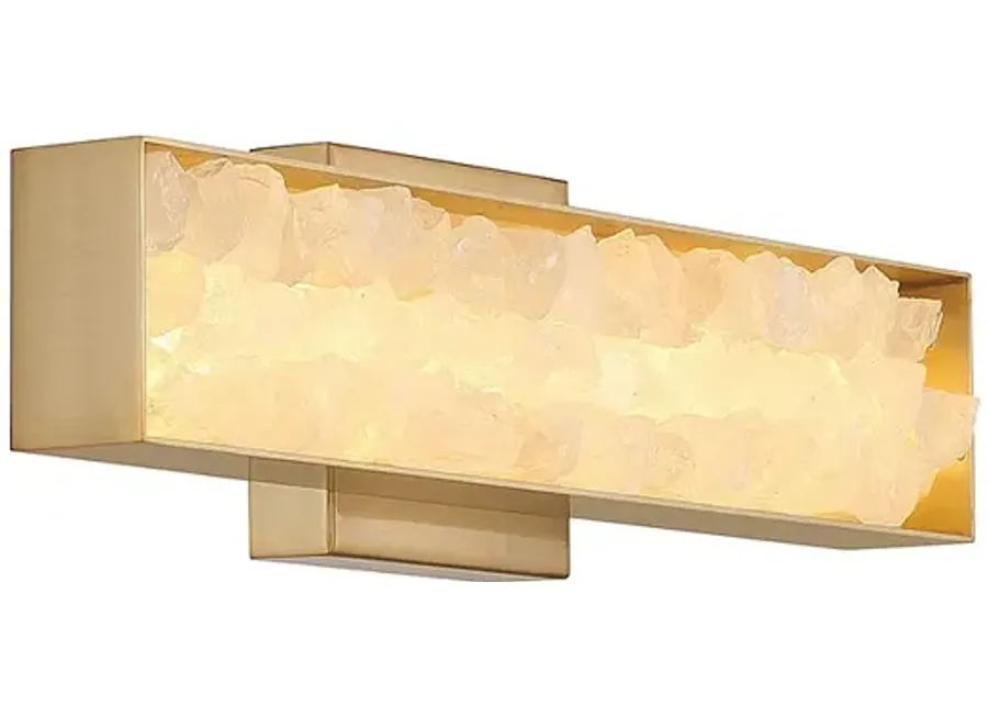 Minka Lavery Divinely 1-Light LED 16-inch Celeste Brass Vanity Light-gold