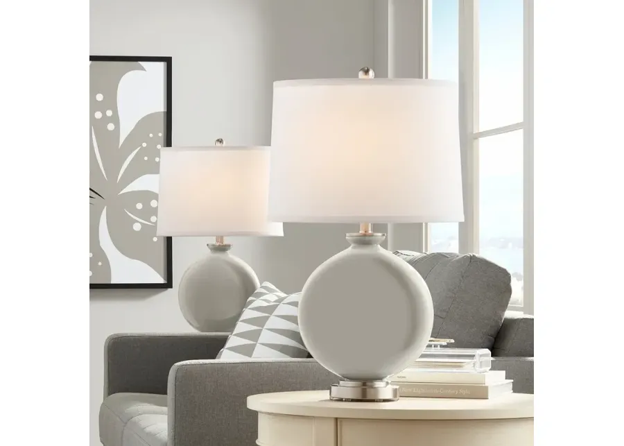 Color Plus Carrie 26 1/2" High Requisite Gray Table Lamps Set of 2-gray