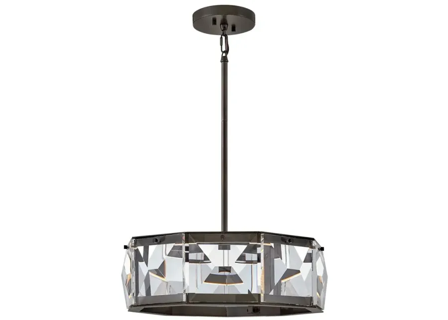 Hinkley Jolie 19 1/2" Wide Black Oxide LED Ceiling Light-black