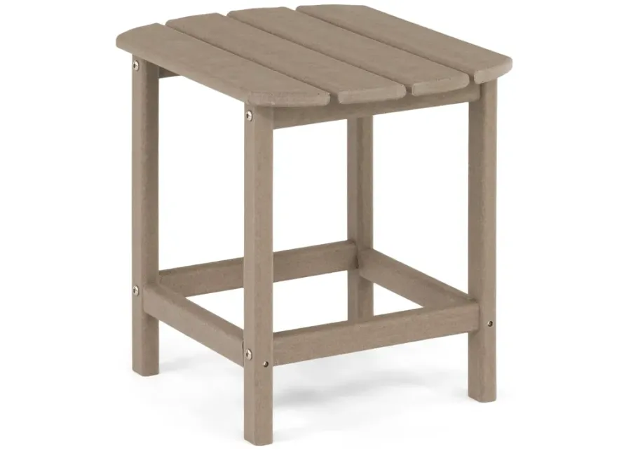 Sunset II Adirondack End Table - Driftwood