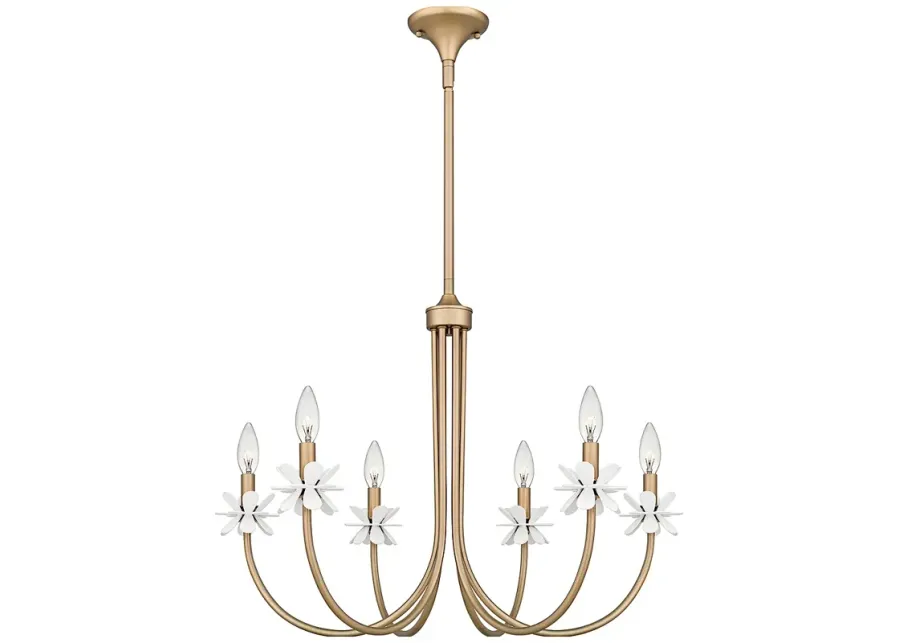 Remy 6-Light Bronze Gold Chandelier-gold