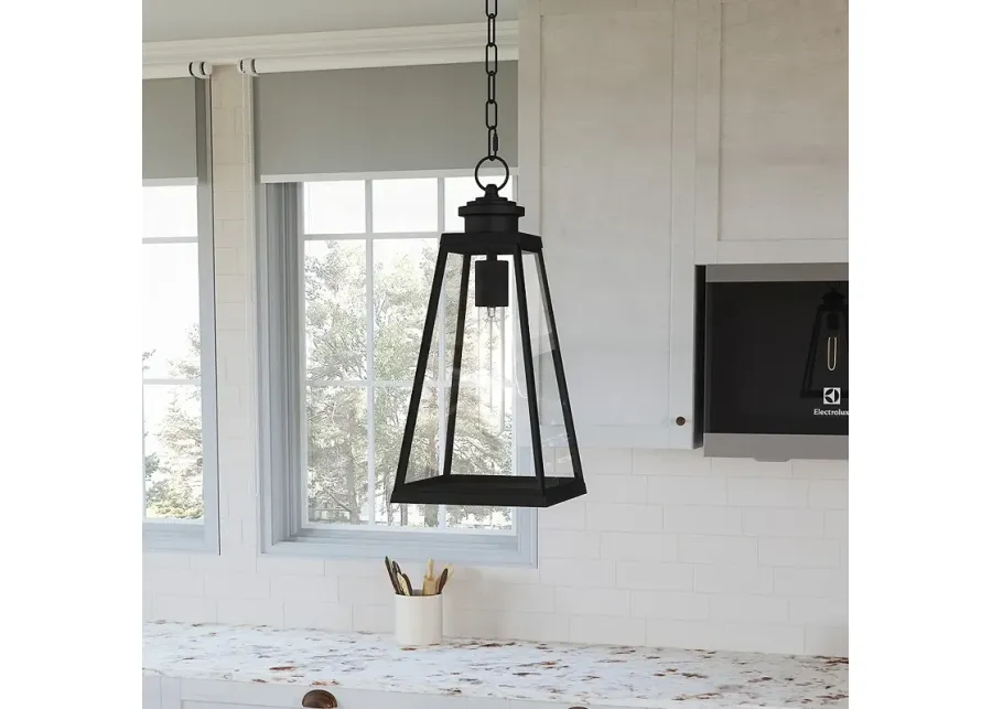 Paxton 1-Lt Matte Black Mini Pendant-black