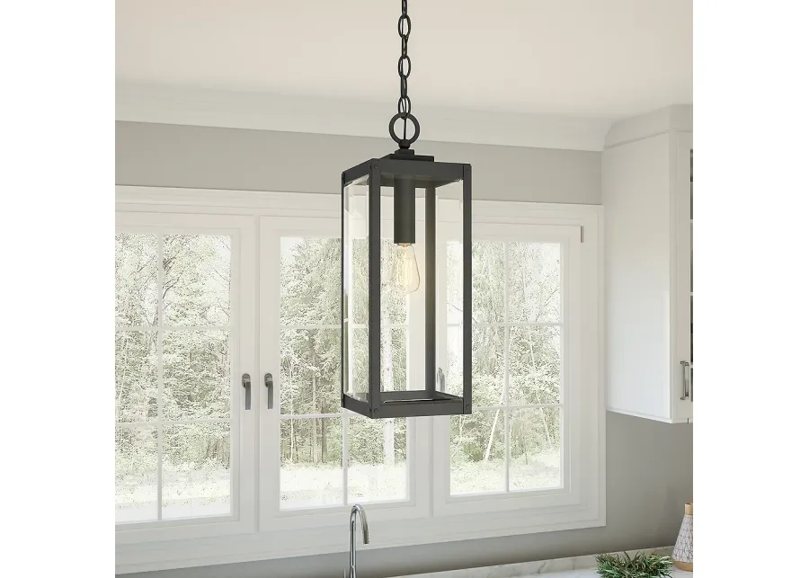 Quoizel Westover 7" Wide Earth Black Mini Pendant-black