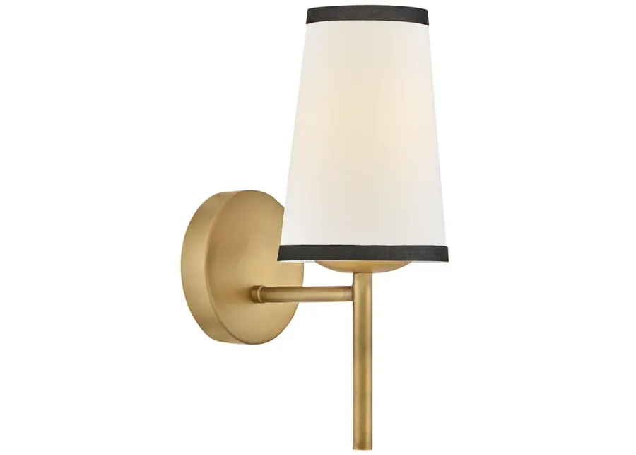 Hinkley Sonia 13 1/4" High Lacquered Brass Wall Sconce-gold