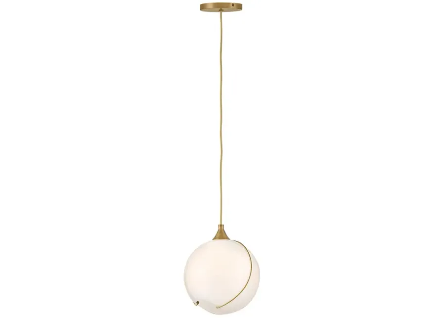 Hinkley Interior Skye Small Pendant 10.75" Heritage Brass-gold