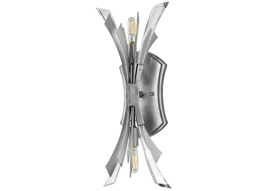 Vida 17 1/4" High Silver Wall Sconce by Hinkley Lighting-silver