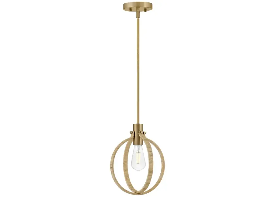 Lark Fallon Pendant Medium Pendant Lacquered Brass-gold