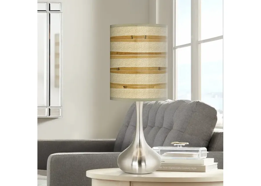 Giclee Glow Droplet 23 1/2" Bamboo Wrap Shade Modern Table Lamp-silver 1 82278-giclee-glow-droplet-23-1-2-bamboo-wrap-shade-modern-table-lamp-silver-1.webp