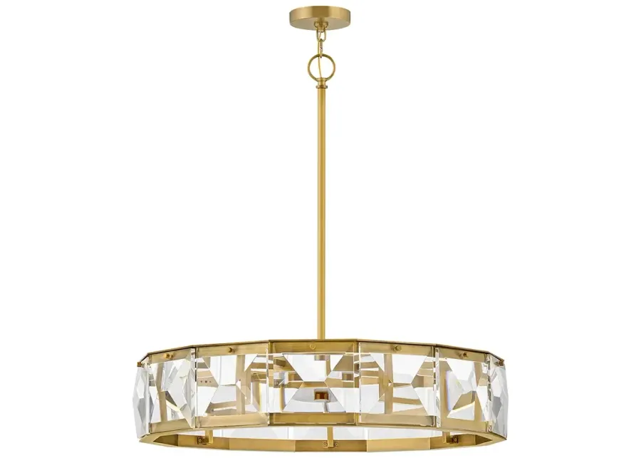 Jolie 30" Wide Brass Chandelier by Hinkley Lighting-gold
