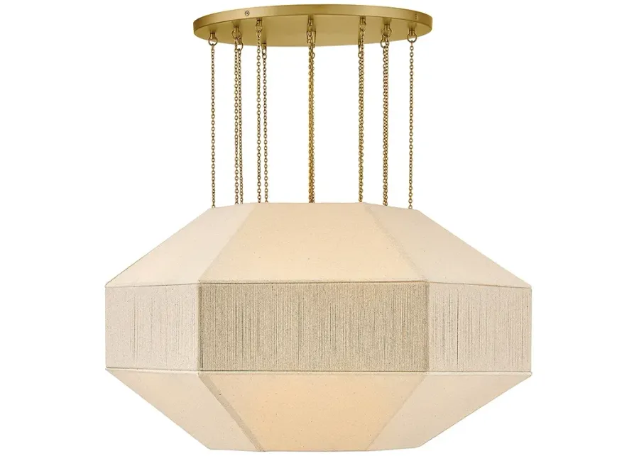 Hinkley Interior Lyla Medium Convertible Chandelier 32.25" Lacquered B-gold