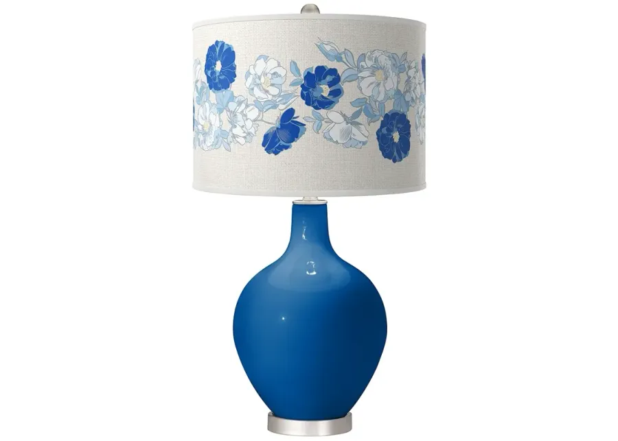 Hyper Blue Rose Bouquet Ovo Table Lamp-silver 1 82433-hyper-blue-rose-bouquet-ovo-table-lamp-silver-1.webp