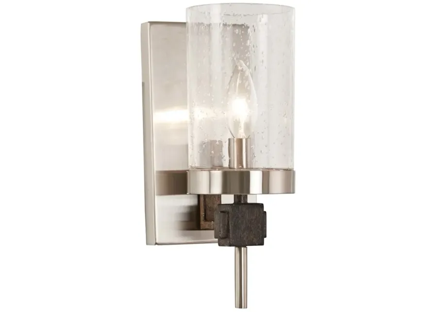 Minka Bridlewood 11 1/4" High Brushed Nickel Wall Sconce-silver