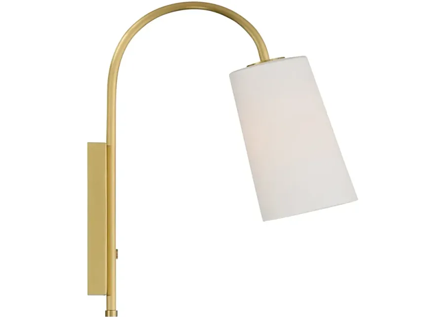 Crystorama Alexa 18 1/2" High Aged Brass Wall Sconce-gold