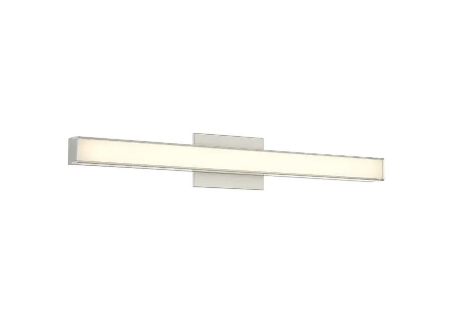 Minka Lavery Vantage 1-Light 30-in Brushed Nickel Indoor Vanity Light-silver