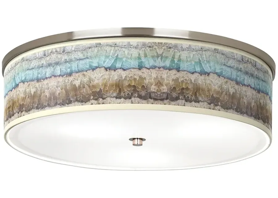 Marble Jewel Giclee Nickel 20 1/4" Wide Ceiling Light-silver 1 82610-marble-jewel-giclee-nickel-20-1-4-wide-ceiling-light-silver-1.webp