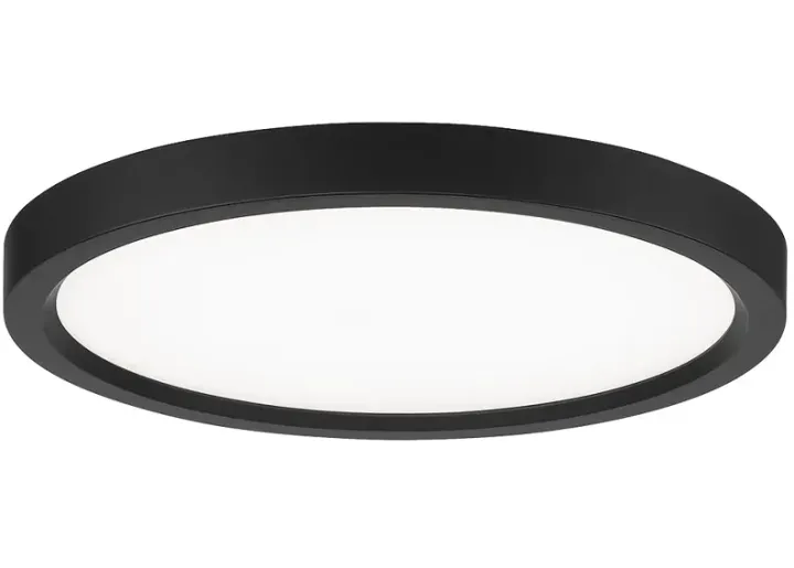 11" Wide Black LED Ceiling Light by Minka Lighting Inc.-black