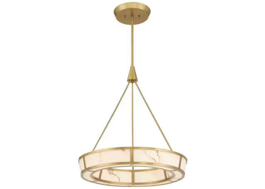 Minka-Lavery Velaris LED 24-in Legacy Brass Indoor Pendant-gold