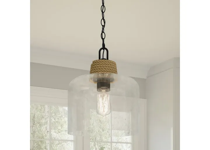 82862-quoizel-baltic-12-wide-matte-black-clear-glass-and-rope-mini-pendant-black-1.webp