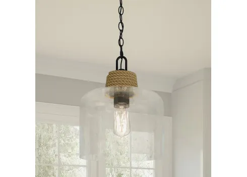 82862-quoizel-baltic-12-wide-matte-black-clear-glass-and-rope-mini-pendant-black-1.webp
