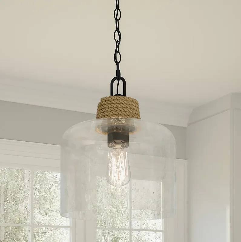 82862-quoizel-baltic-12-wide-matte-black-clear-glass-and-rope-mini-pendant-black-1.webp