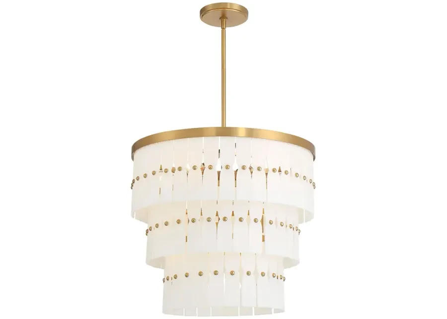 Minka-Lavery Coronelle 9-Light 26-in Legacy Brass Indoor Pendant-gold