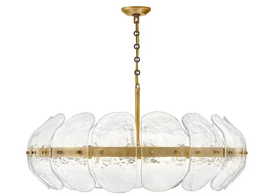FREDRICK RAMOND CHANDELIER LILLIA Large Drum Chandelier Heritage Brass-gold 1 82998-fredrick-ramond-chandelier-lillia-large-drum-chandelier-heritage-brass-gold-1.webp