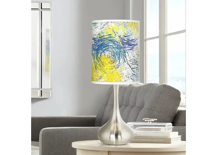 Giclee Glow Droplet 23 1/2" Starry Dawn Shade Modern Table Lamp-yellow 1 83012-giclee-glow-droplet-23-1-2-starry-dawn-shade-modern-table-lamp-yellow-1.webp