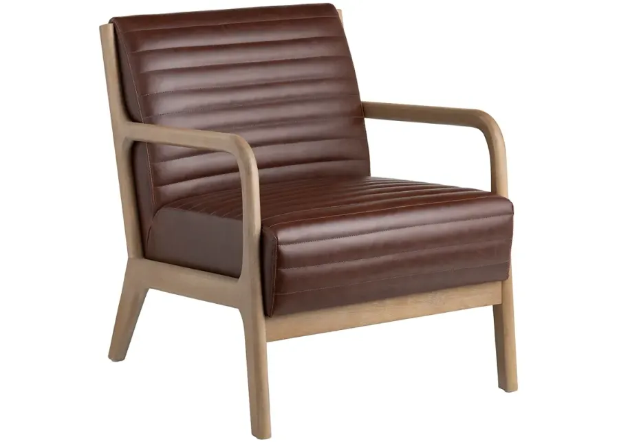 Crestview Collection Foster Upholstered Accent Chair-brown