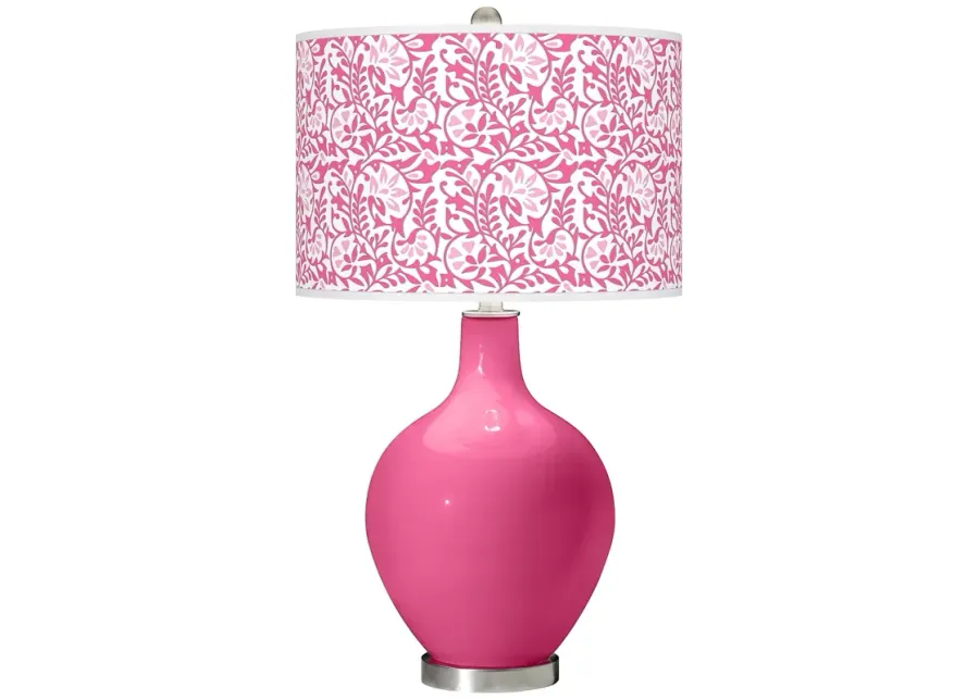 Color Plus Ovo 28 1/2" High Gardenia Shade Blossom Pink Table Lamp-pink 1 83421-color-plus-ovo-28-1-2-high-gardenia-shade-blossom-pink-table-lamp-pink-1.webp