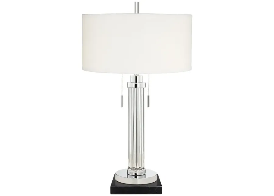 Possini Euro Cadence 30" Glass Table Lamp with Square Black Riser-silver 1 83591-possini-euro-cadence-30-glass-table-lamp-with-square-black-riser-silver-1.webp