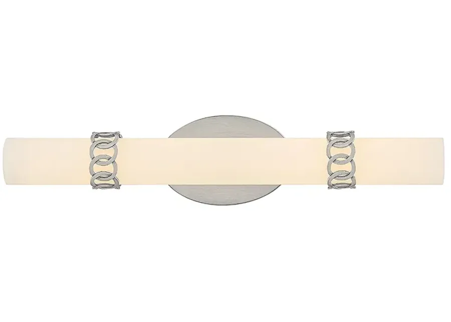 Hinkley Eliza 22 1/2"W Brushed Nickel LED Vanity Bath Light-silver