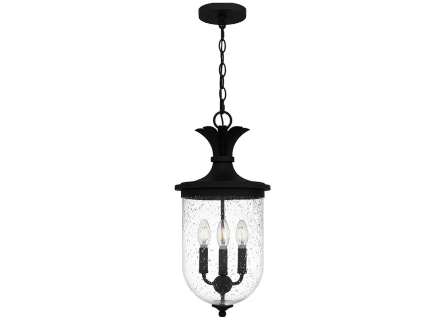 Quoizel Havana 10" Wide Earth Black 3-Light Mini Pendant-black