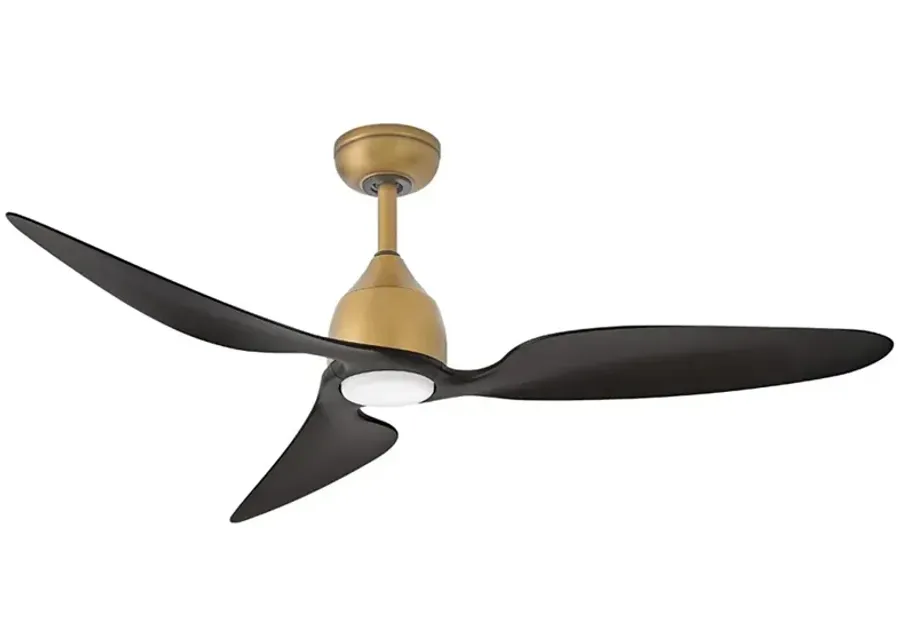 Hinkley Fan Azura 52" LED Smart Fan Heritage Brass-gold