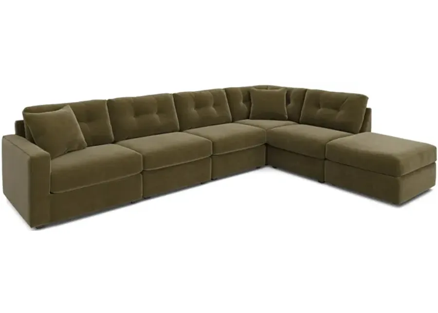 ModularOne 6 Piece Sectional - Moss