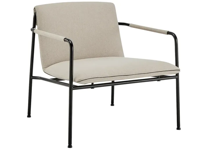 84195-ludvig-tan-fabric-steel-lounge-chair-black-1.webp
