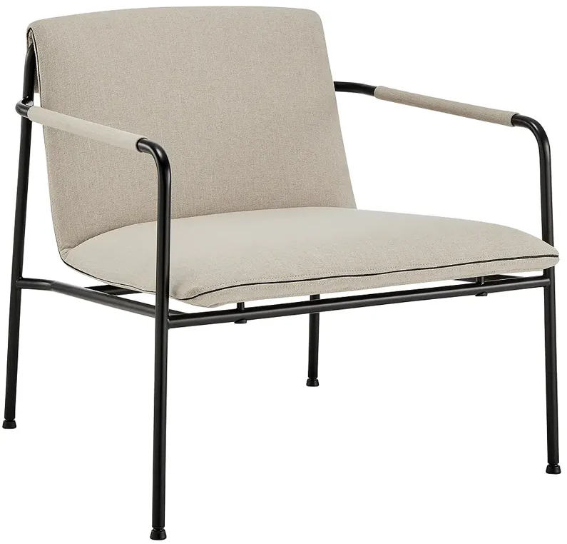 84195-ludvig-tan-fabric-steel-lounge-chair-black-1.webp